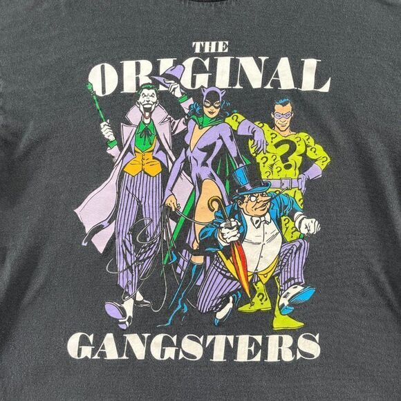 DC Comics Original Gangsters T Shirt Black Large - Picture 3 of 12